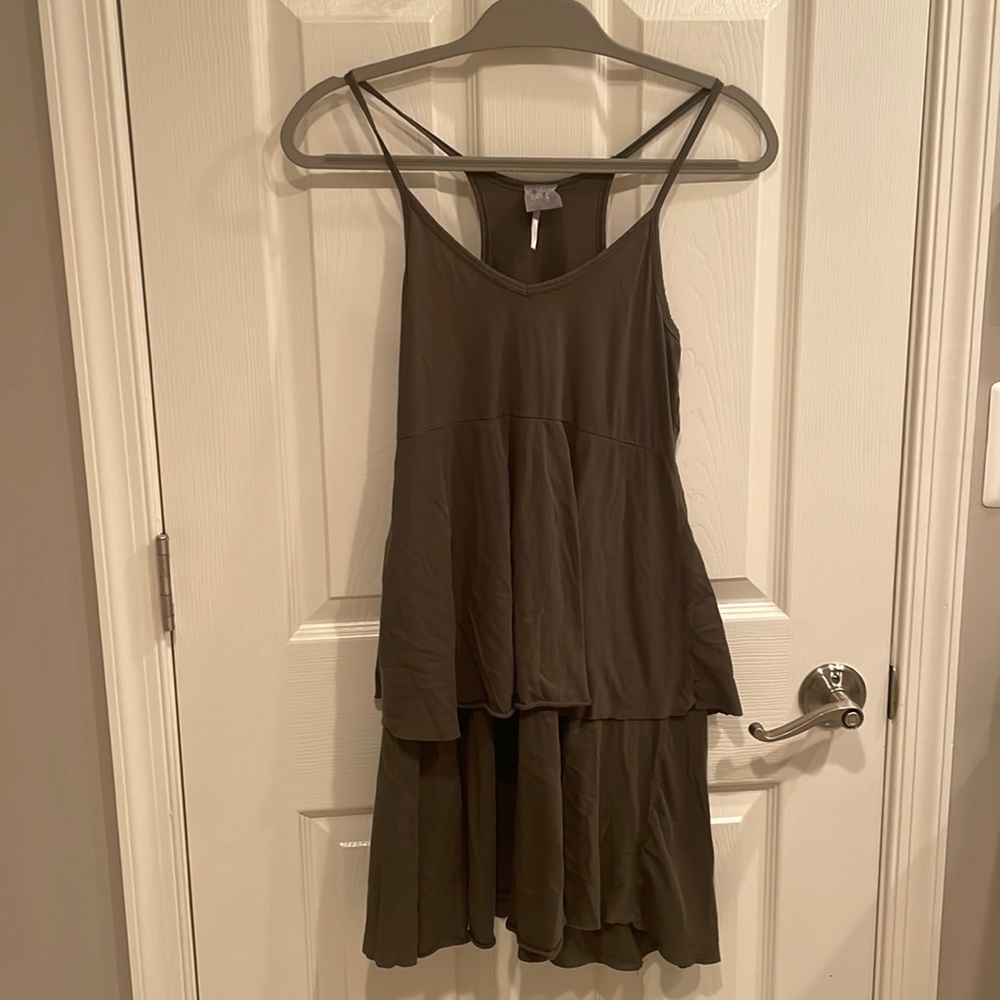 Bobi Small Olive Green dress